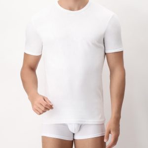 T-Shirt girocollo Manica Corta in caldo cotone interlock art. 1800 CAGI