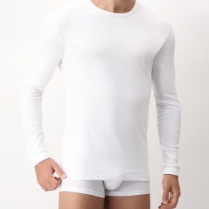 T-Shirt girocollo Manica Lunga in caldo cotone interlock art. 1802 CAGI