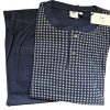 Pigiama exxtra tg. 10/5XL manica lunga gamba lunga, 100% cotone invernale